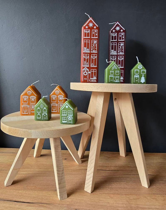 Fondo Tafel Naturel – Houten Decoratief Bijzettafeltje (Maat S & M)