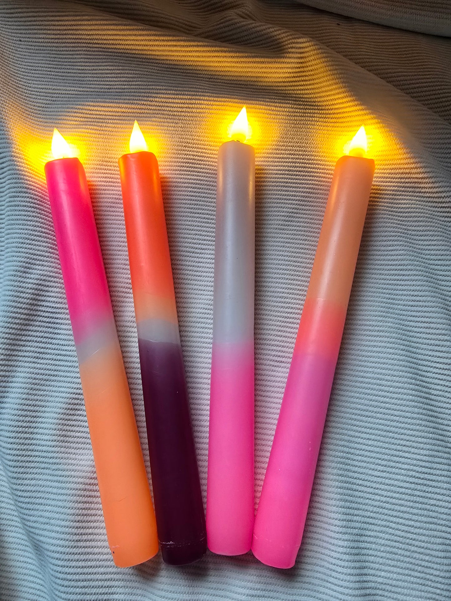 LED dinerkaars – Roze crème