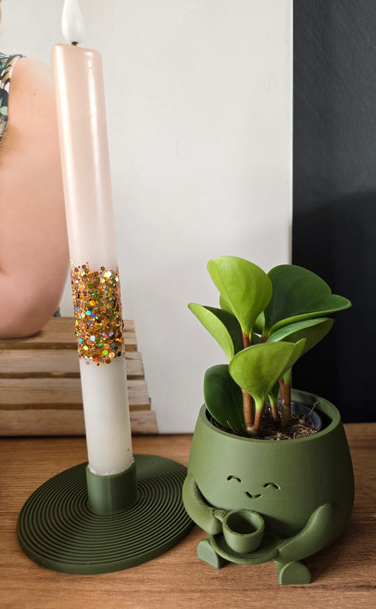 Mini plantenpotje koffie – schattige plantenhouder