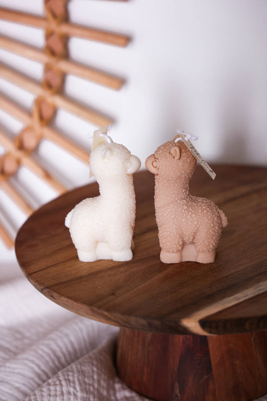 Niki Candle – Alpaca Kaars (Handgemaakt & Duurzaam)
