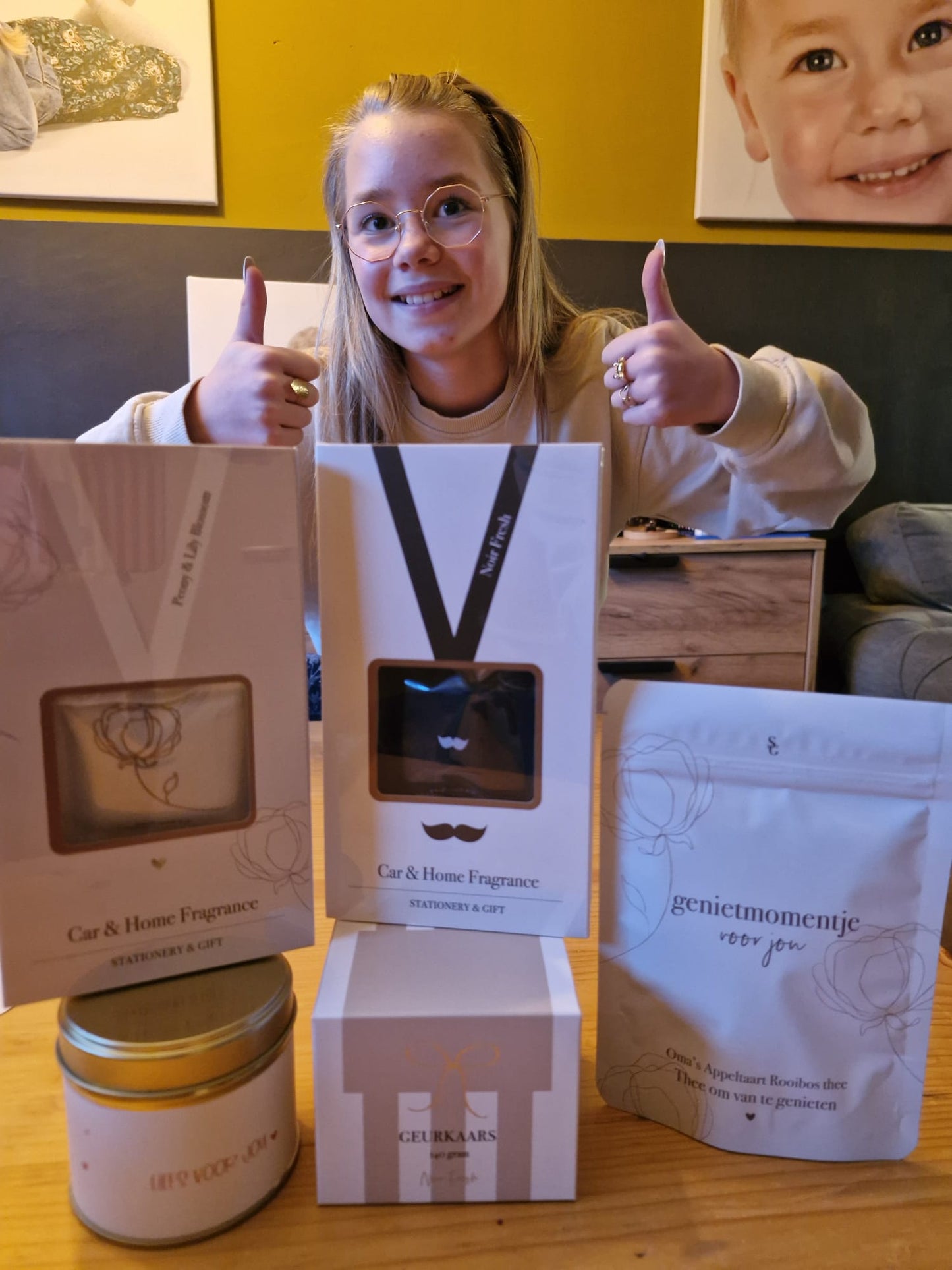 Geurkaars Cadeau – Noir Fresh