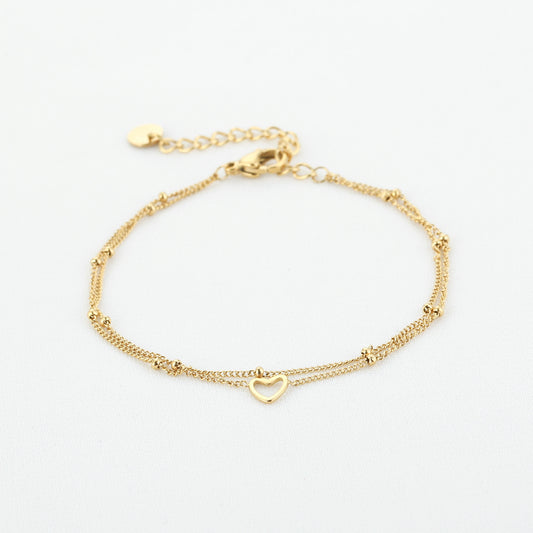 Forever Connected Duo Bracelet Set – Sunset Fashion (Gold & Silver)
