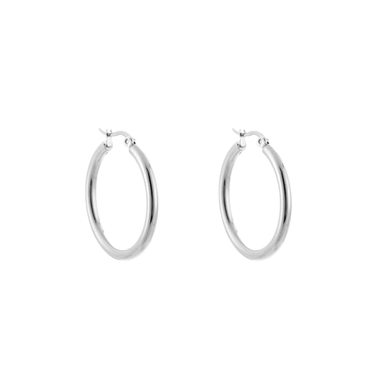 Classic Bold Hoop Earrings – Goud & Zilver – Sunset Fashion