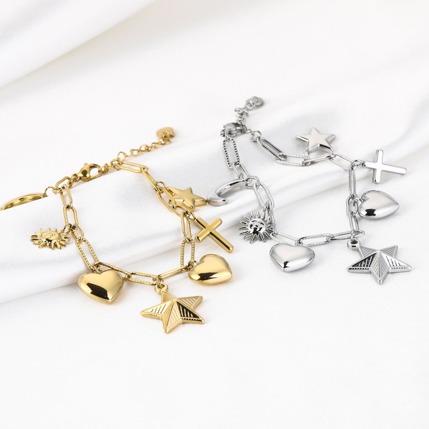 Symbol charm bracelet