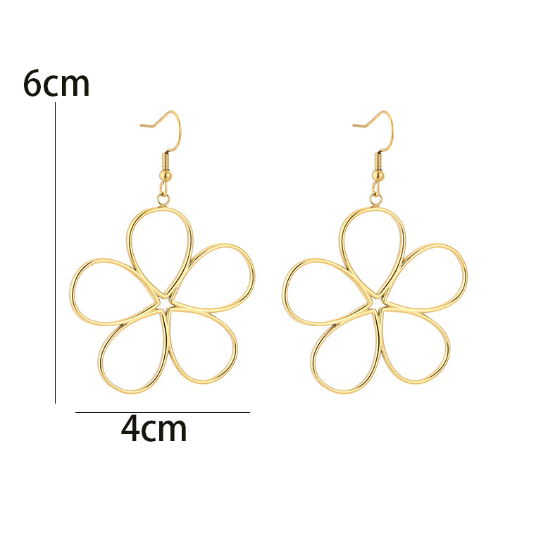 Flower Loop Earrings