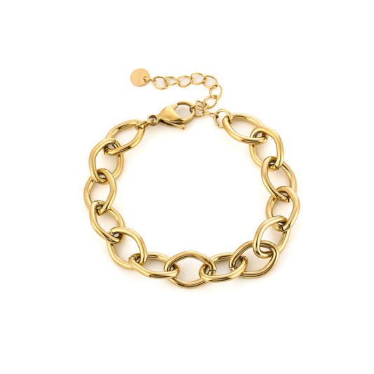 Chunky Link Bracelet – Sunset Fashion (Gold)