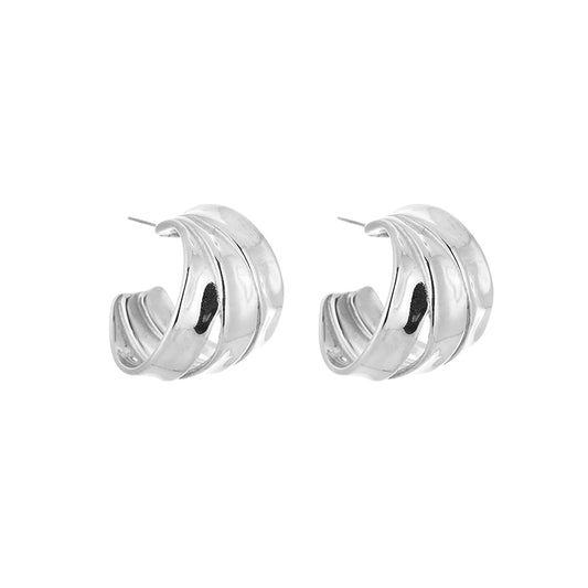 Twist Hoops – Sunset Fashion (Gold & Silver)