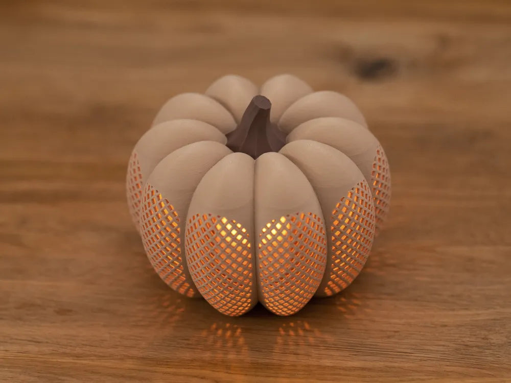 Pompoen Waxinelichthouder – 3D Geprint