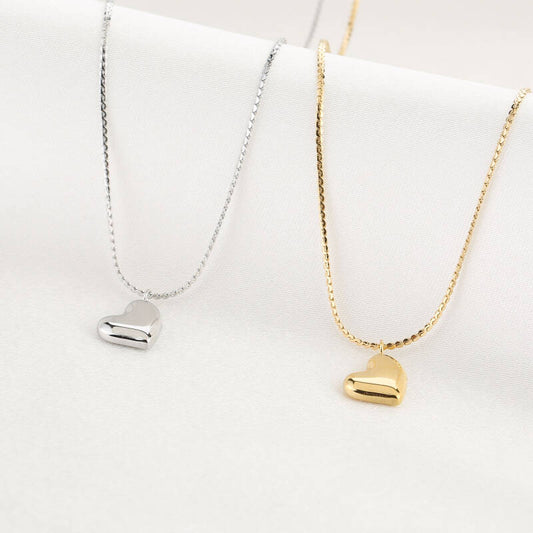 Golden Heart Necklace – Subtiele Gouden Ketting met Hart Hanger (Stainless Steel)
