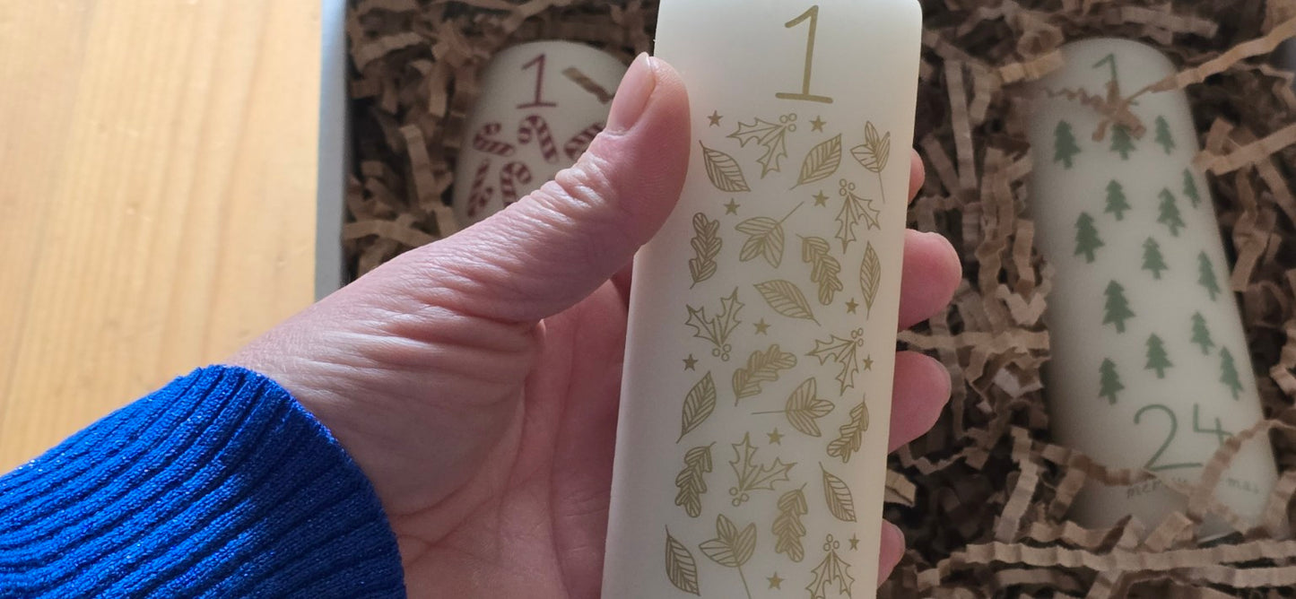 Adventkaarsen Giftbox – Set van 3 | Rustik Lys