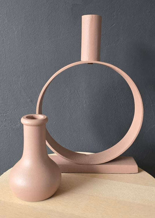 Kandelaar Set Roze – Branded By Aluminium Design Kandelaars (Modern & Elegant)