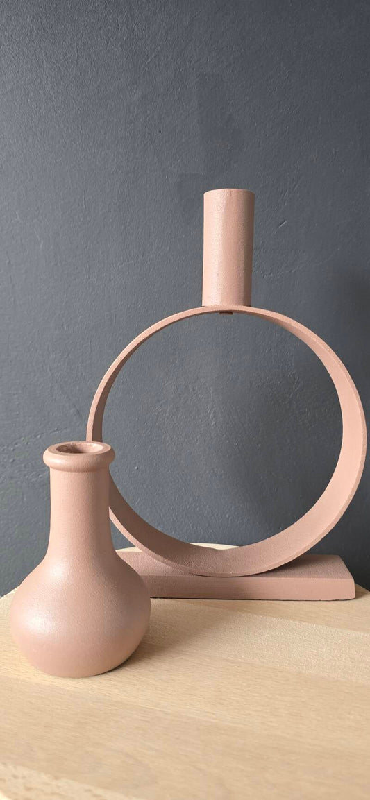 Kandelaar Set Roze – Branded By Aluminium Design Kandelaars (Modern & Elegant)