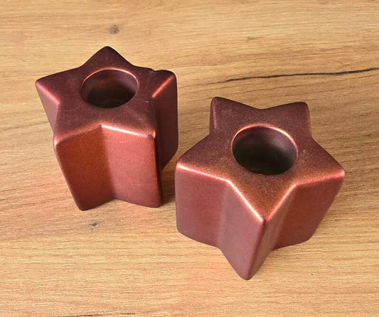 EGLO CATACOL Ster Kandelaar Rood – Keramiek (Feestelijk & Modern)