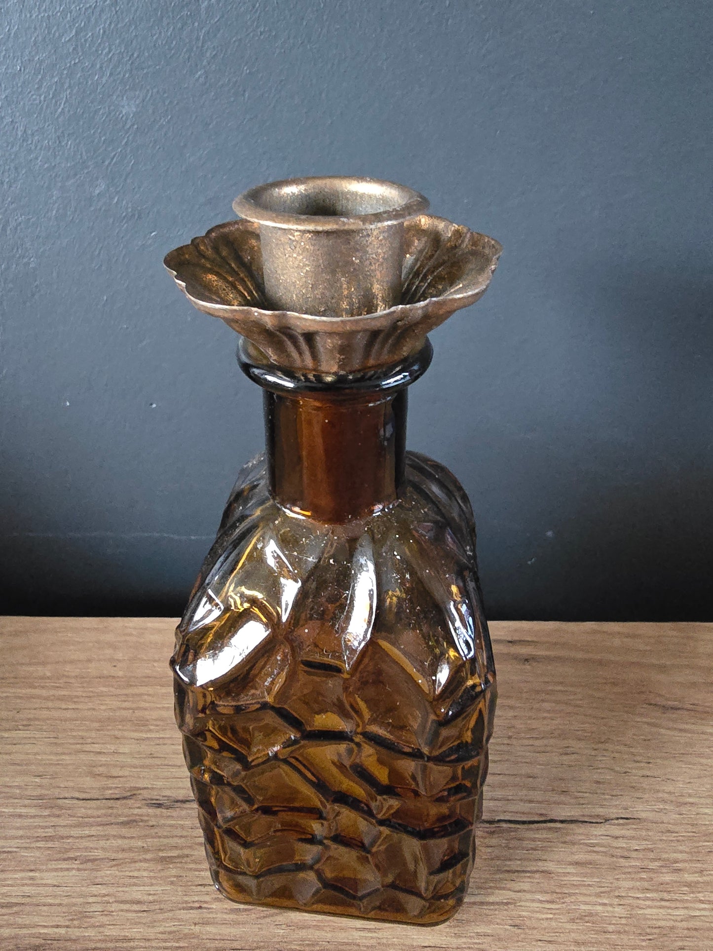 Amber kandelaar set B met dienblad