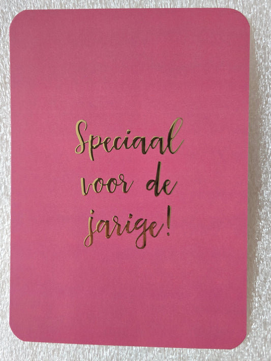 Kaart – Speciaal voor de jarige