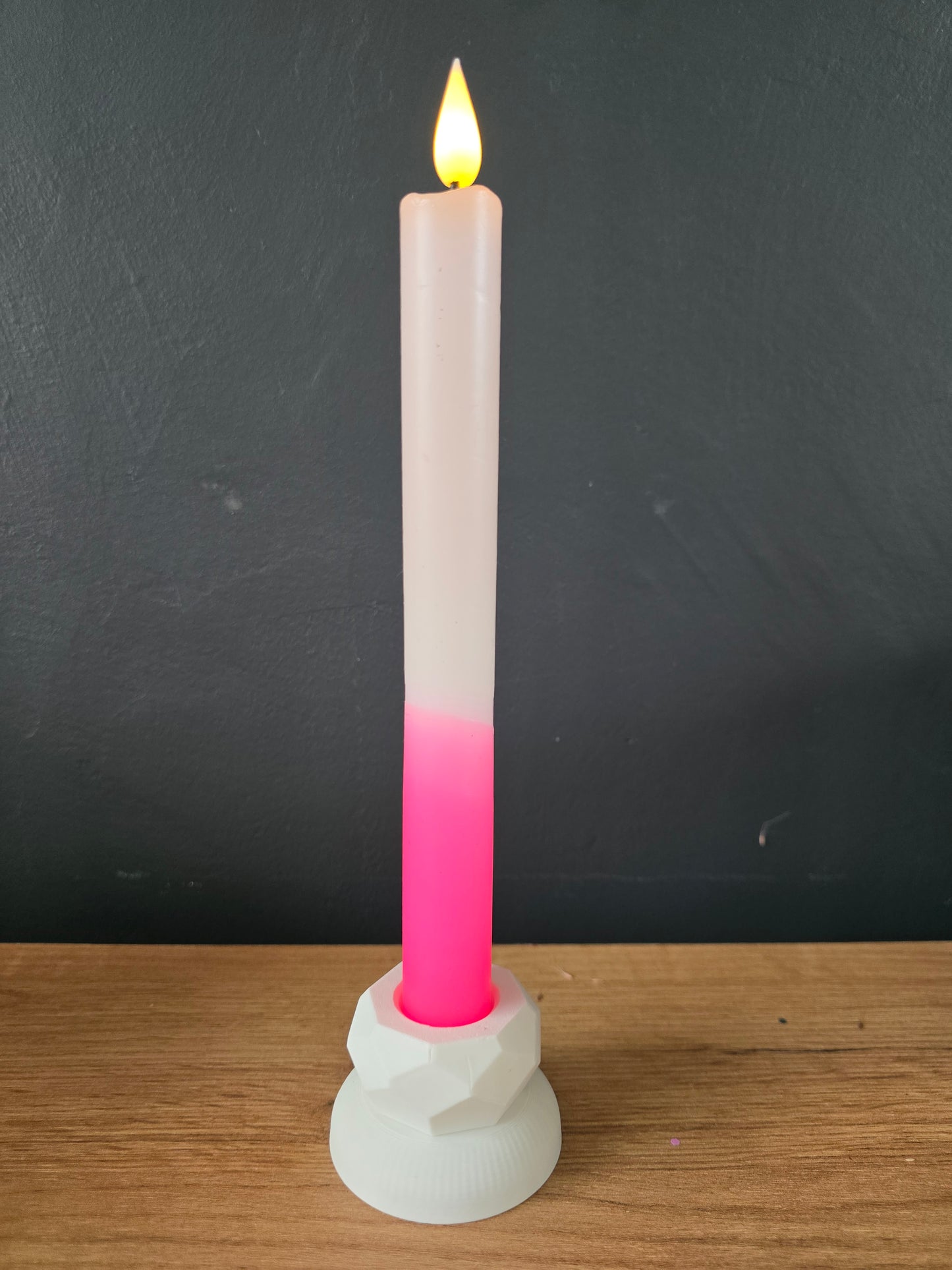 LED dinerkaars – Roze crème