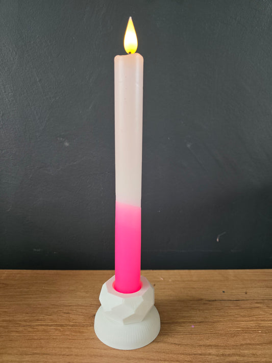 LED dinerkaars – Roze crème