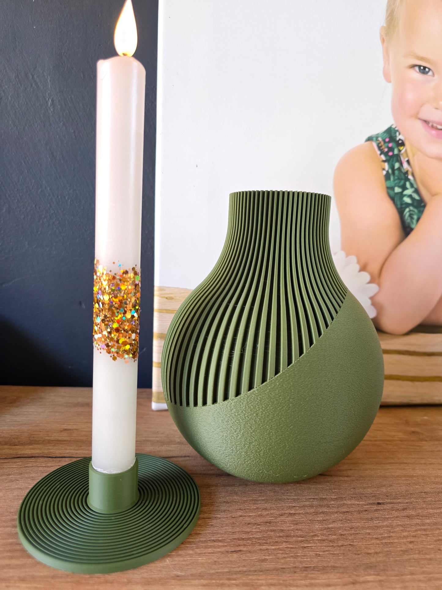 Kandelaar Balance – minimalistische LED kandelaar