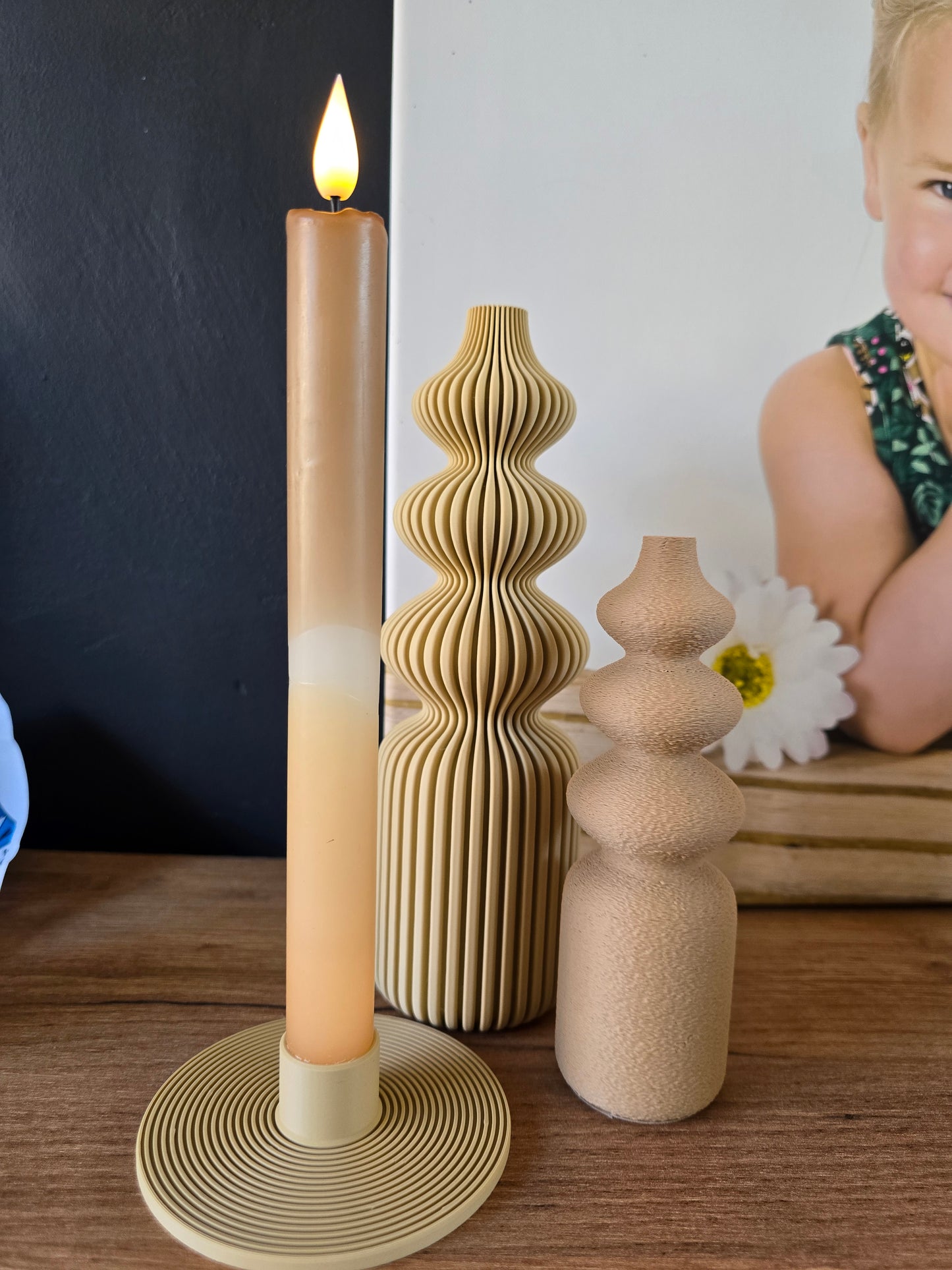 Kandelaar Balance – minimalistische LED kandelaar