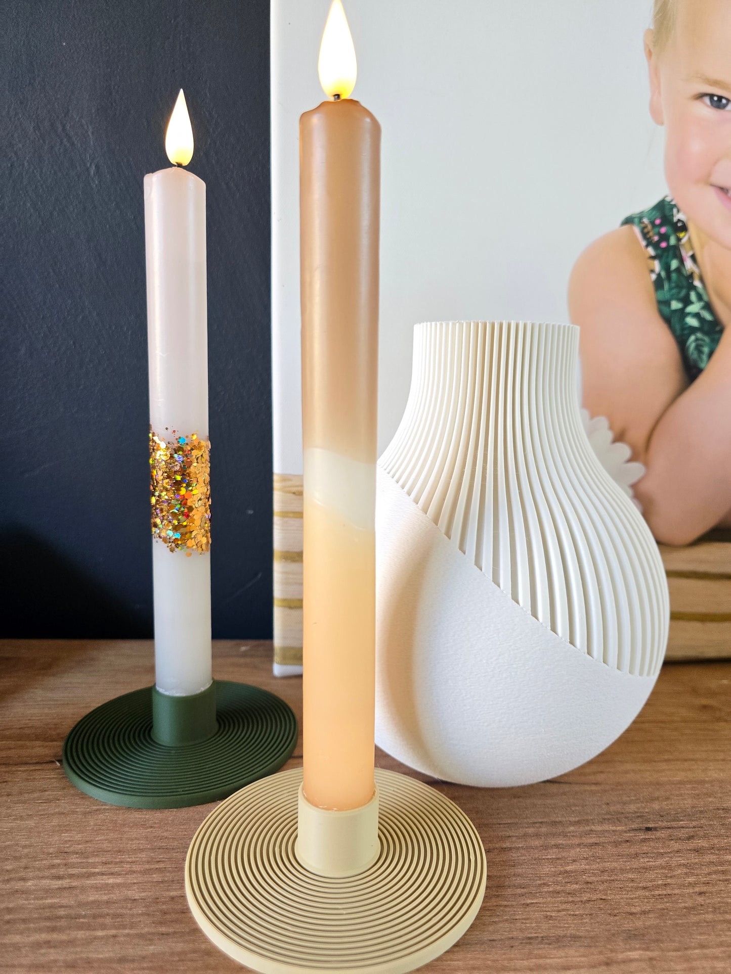 Kandelaar Balance – minimalistische LED kandelaar
