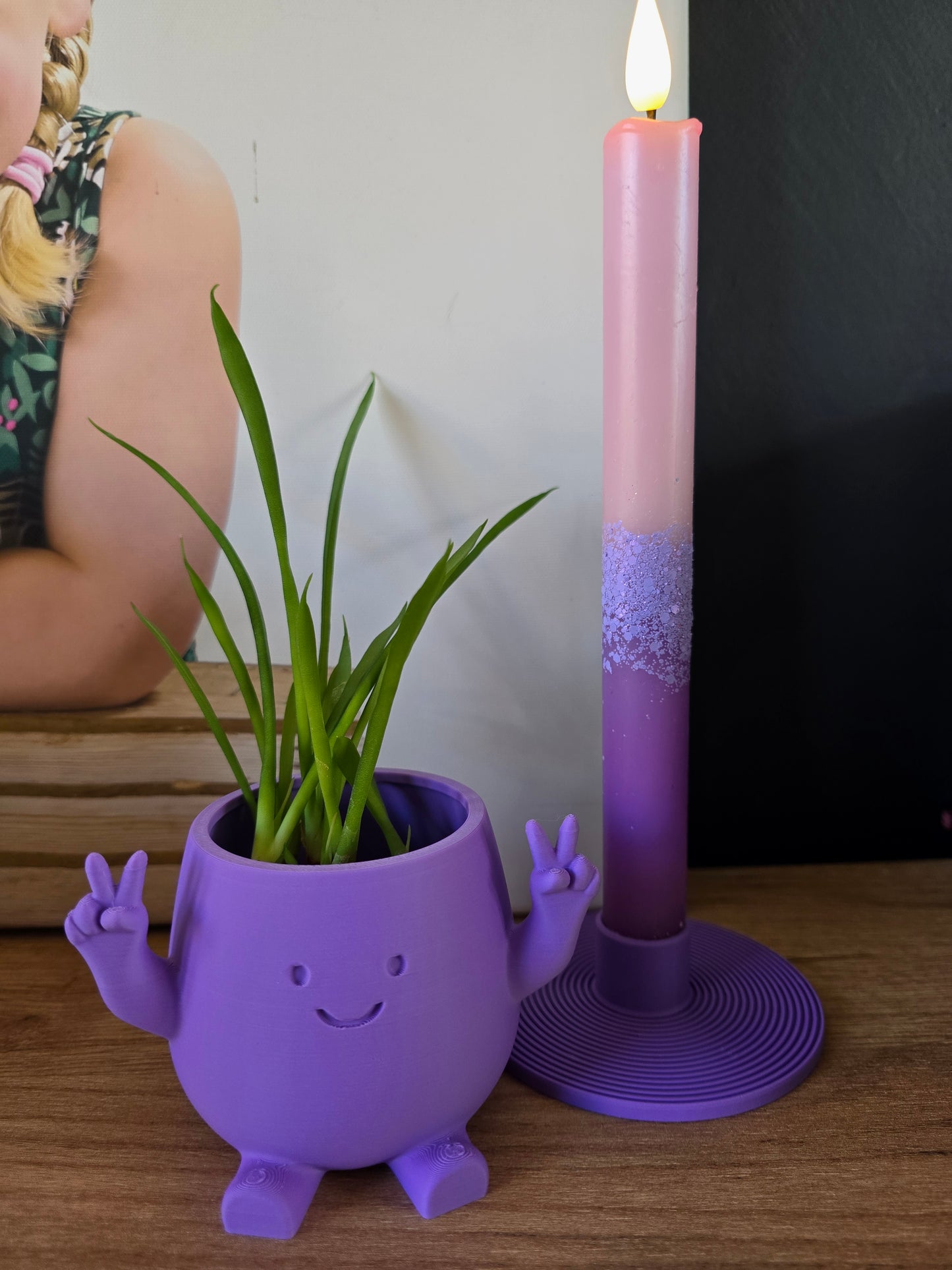 Planter Peace – klein potje met grote glimlach