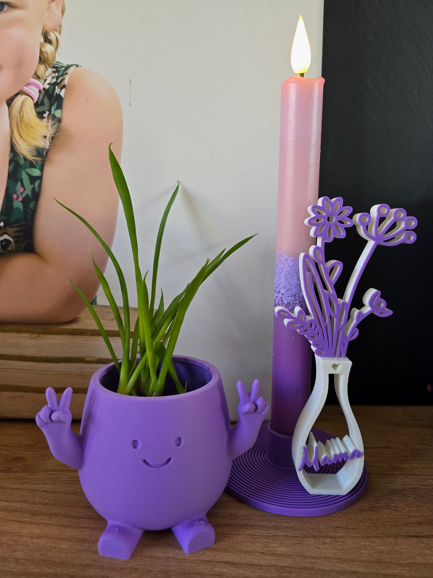 Planter Peace – klein potje met grote glimlach