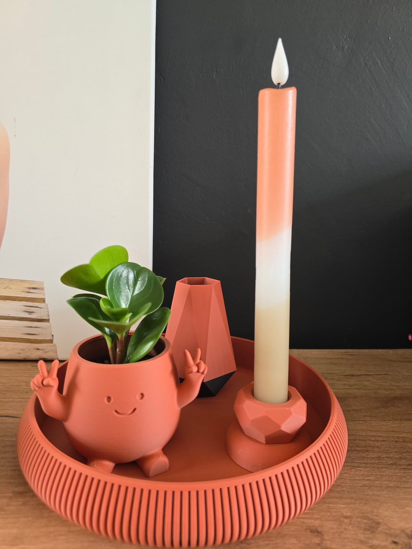 Planter Peace – klein potje met grote glimlach