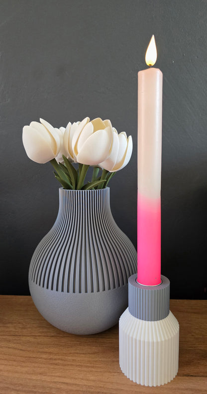 Neki vaas - Straight bottom – minimalistische droogbloemen vaas