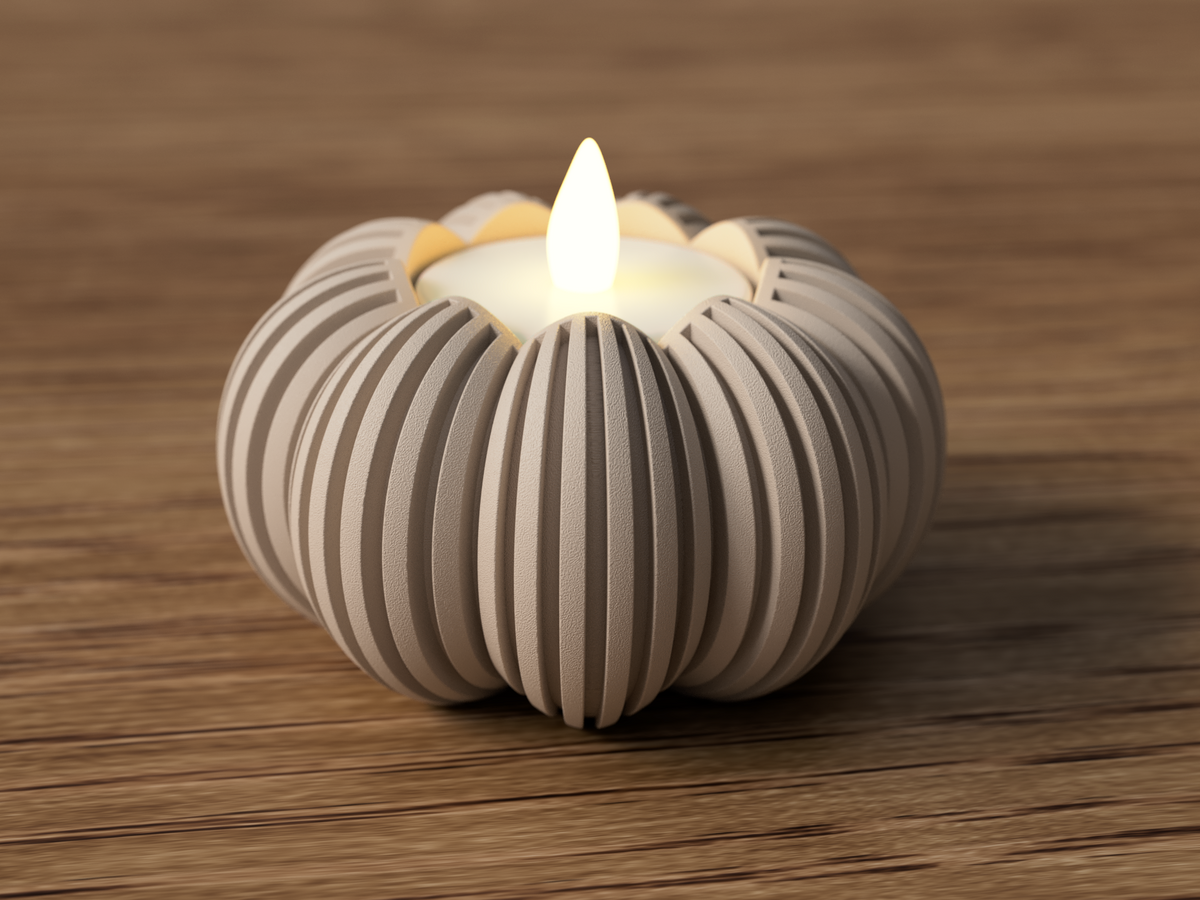 Herfst Pompoen Theelichthouder
