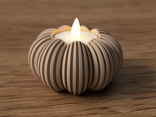 Herfst Pompoen Theelichthouder