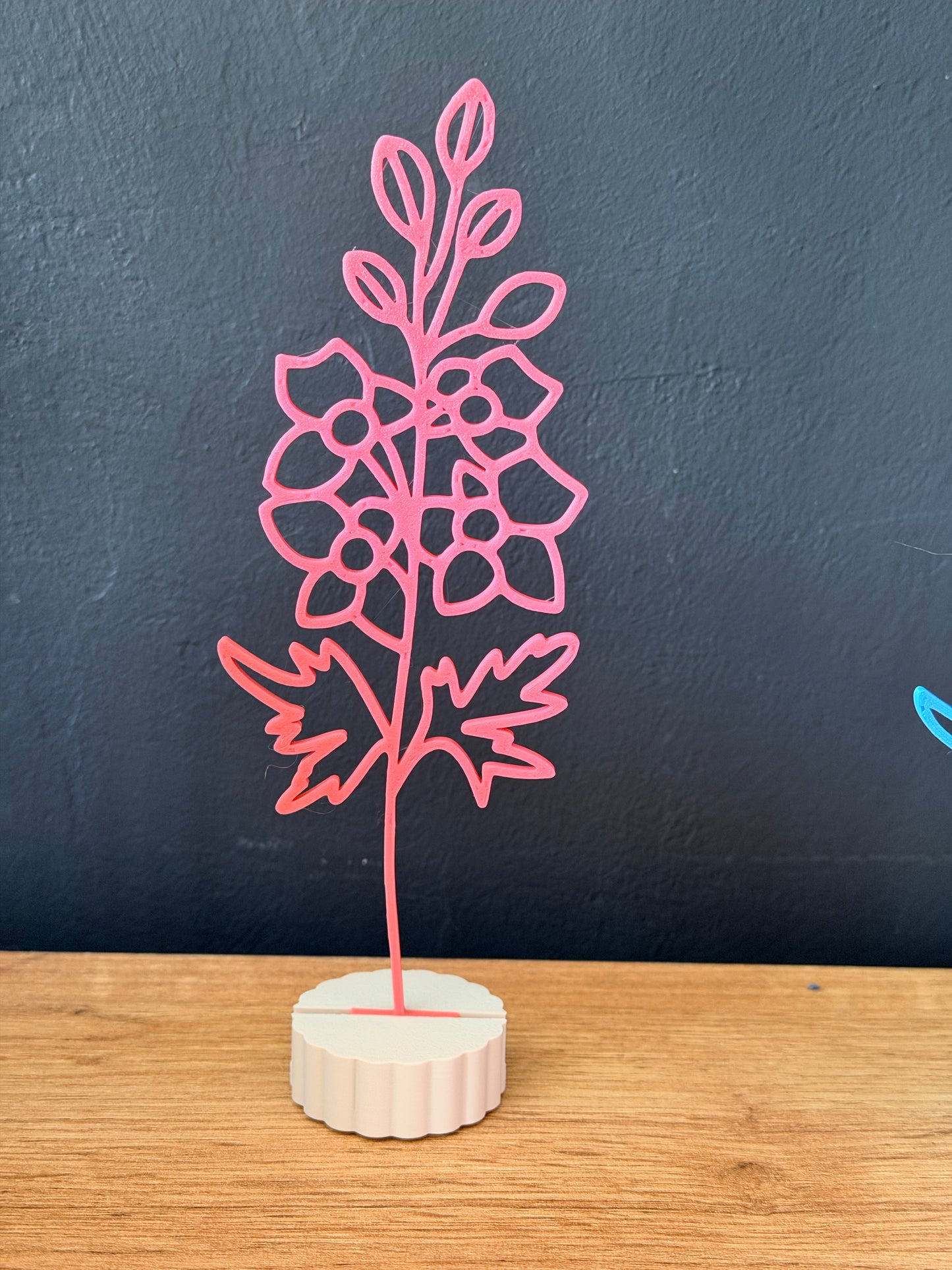 Geboortebloem met Standaard – Felle kleuren