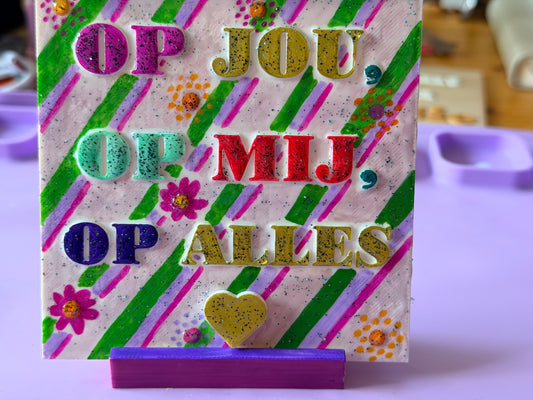 Workshop | Tegeltjes & Sleutelhanger | Choice of Joy Creative Studio