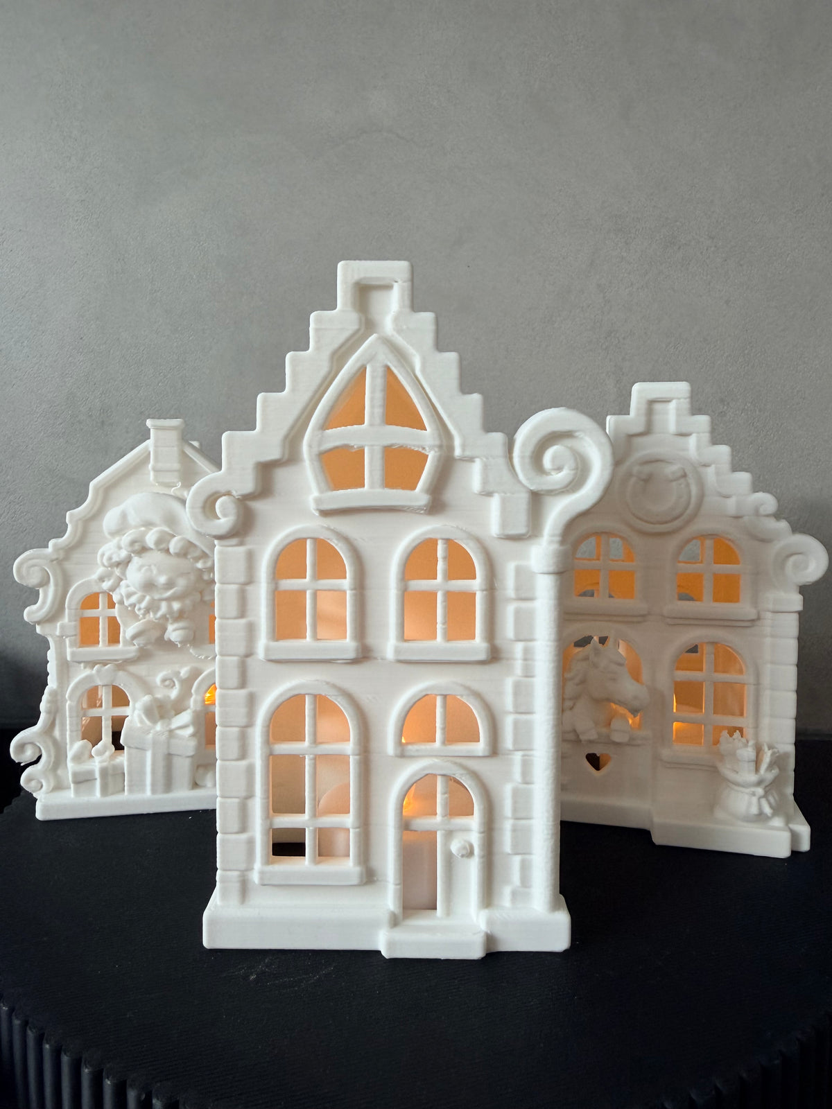 Sinterklaashuisje – LED Waxinelichthouder | 14 cm