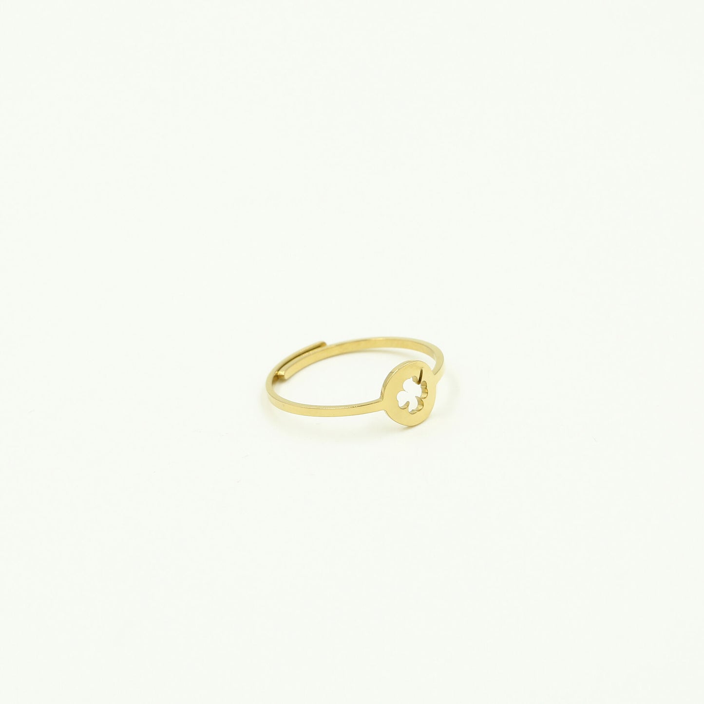 clover ring gold