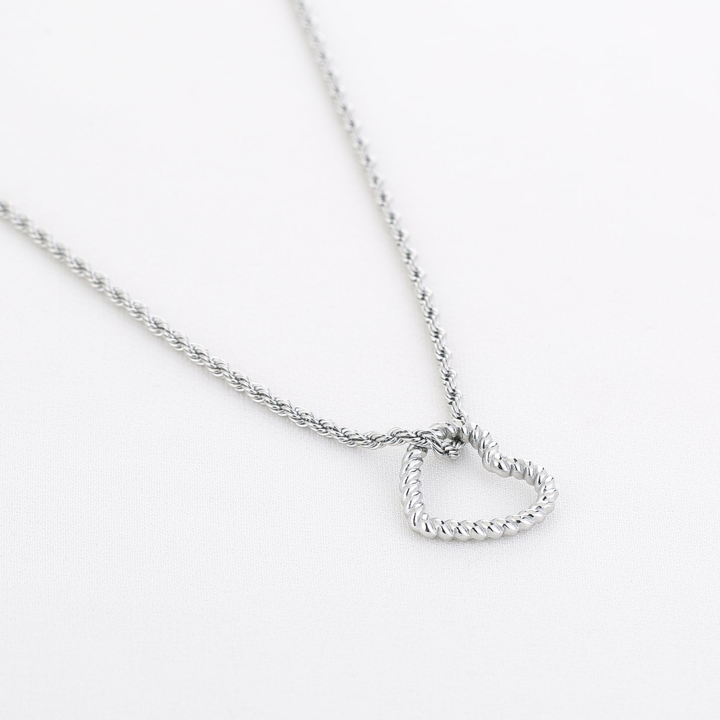 Twisted Heart Necklace