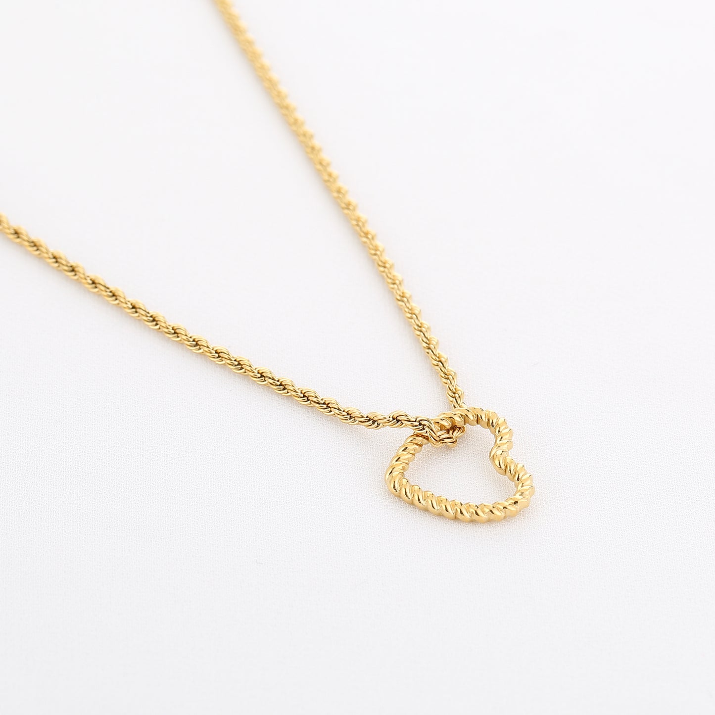 Twisted Heart Necklace