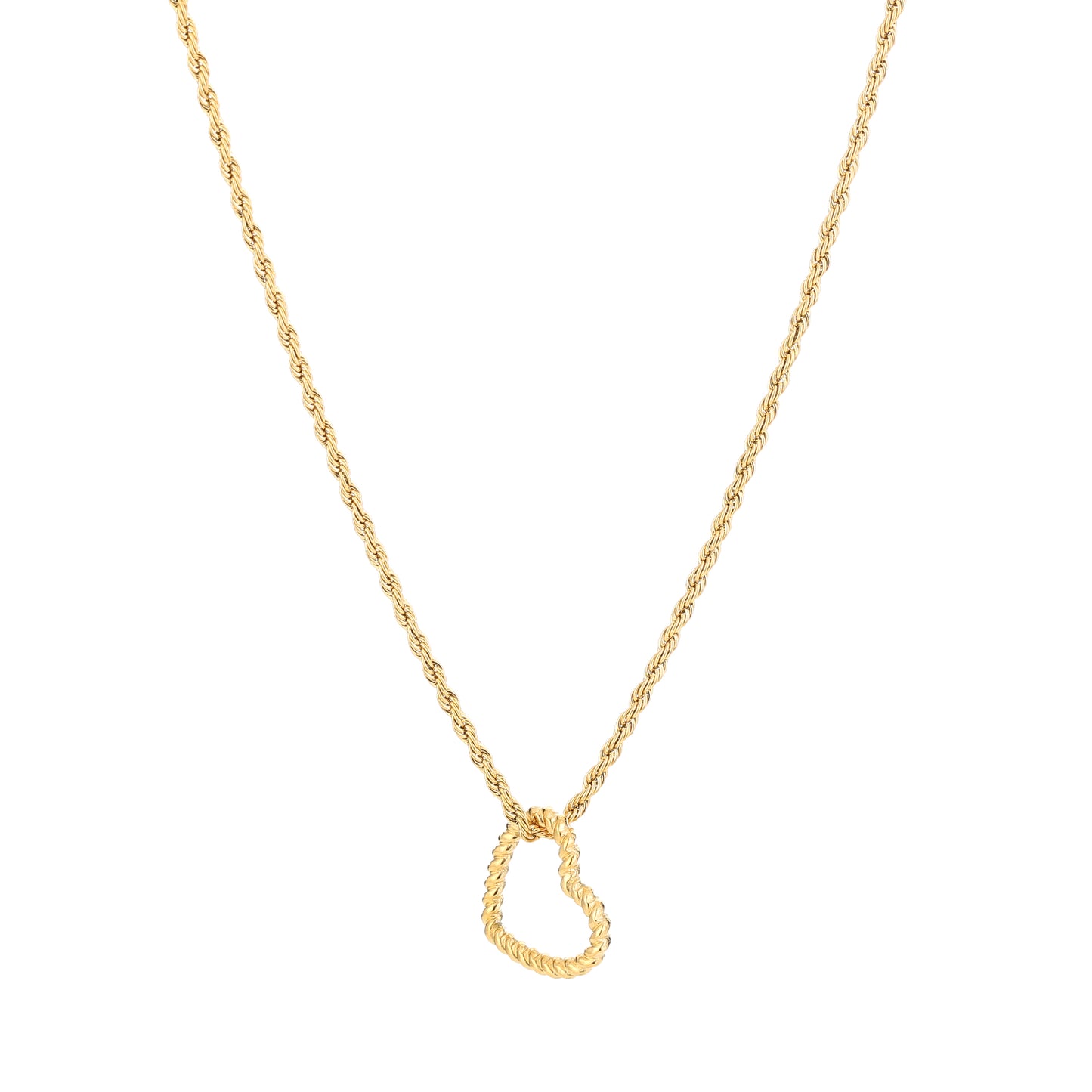 Twisted Heart Necklace