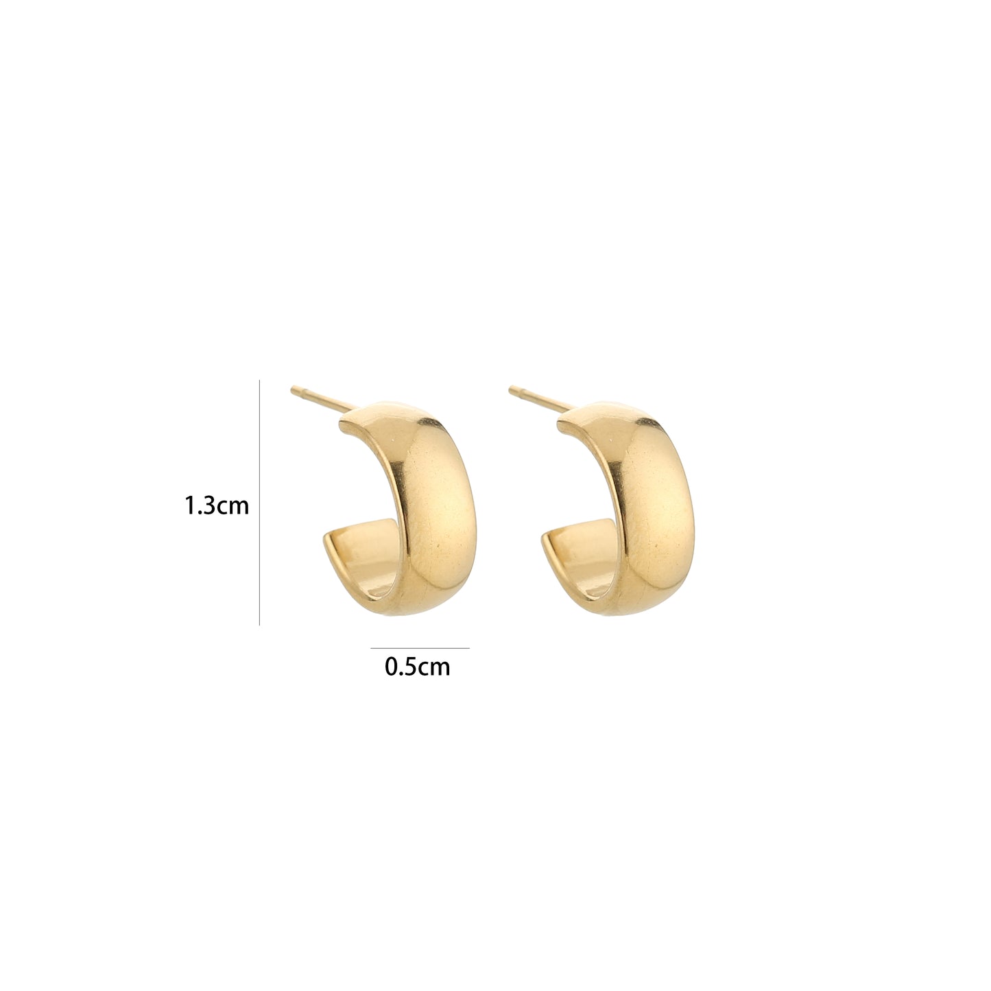Mini Bold Hoops