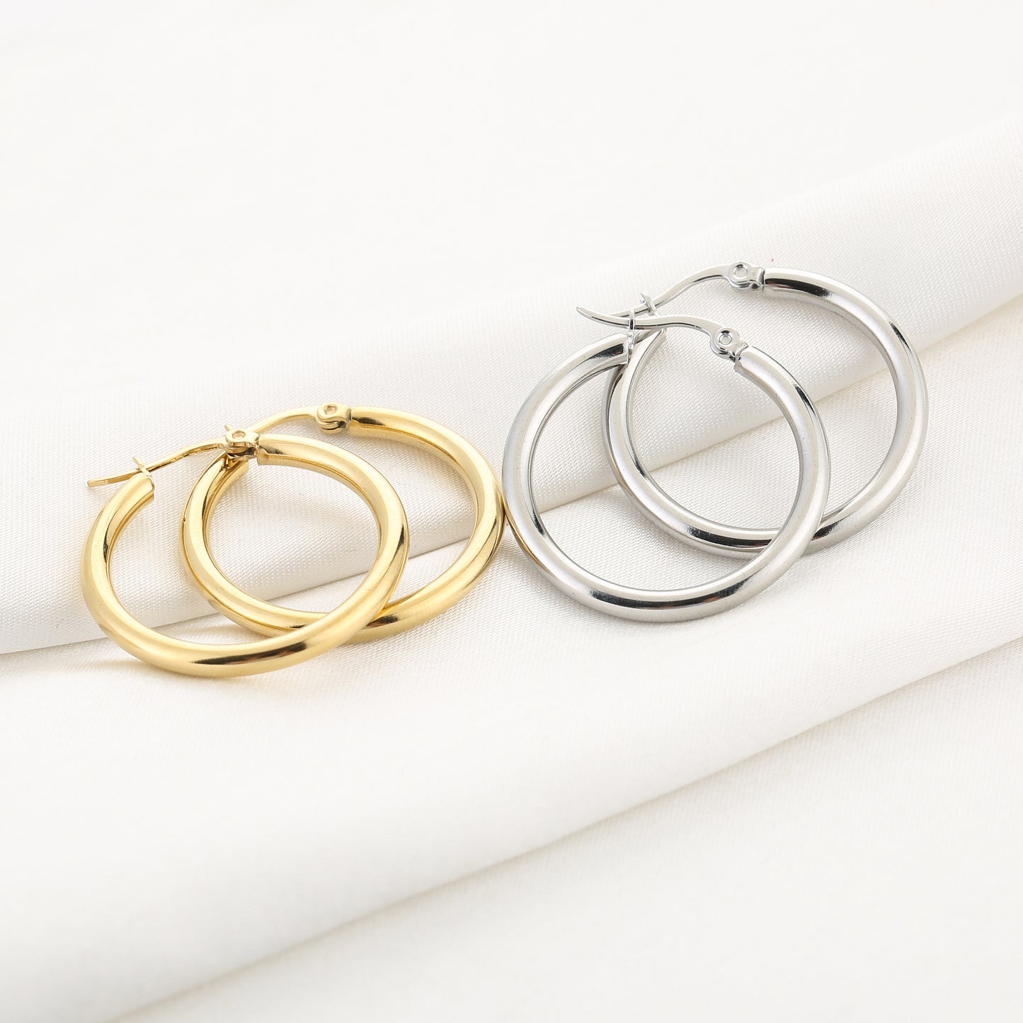 Classic Bold Hoops