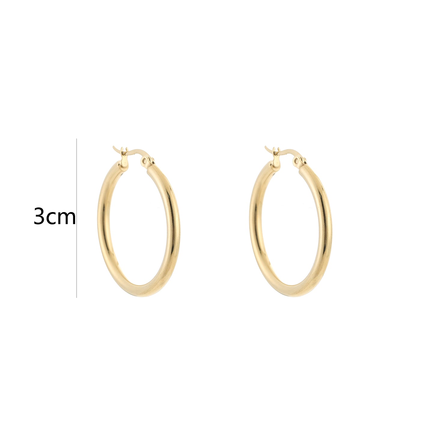 Classic Bold Hoops