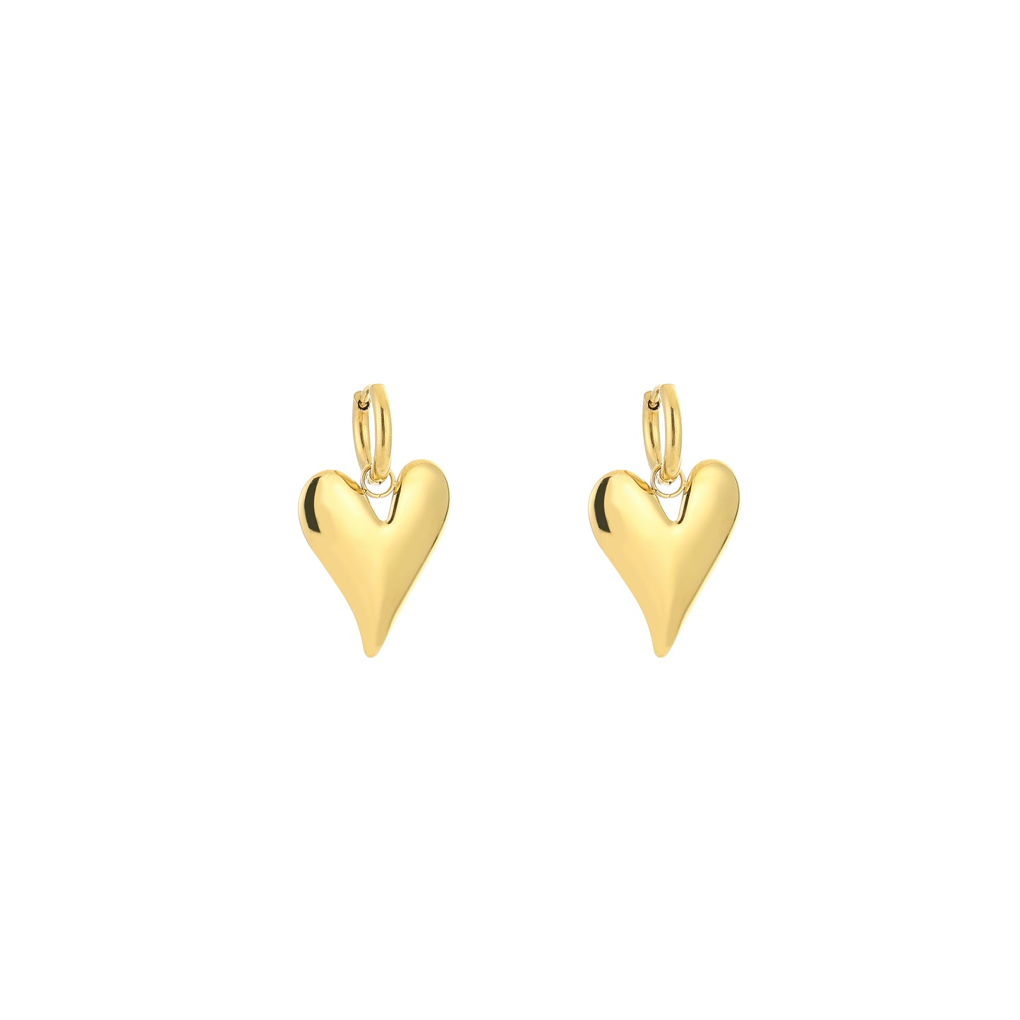Heart Drop Earrings