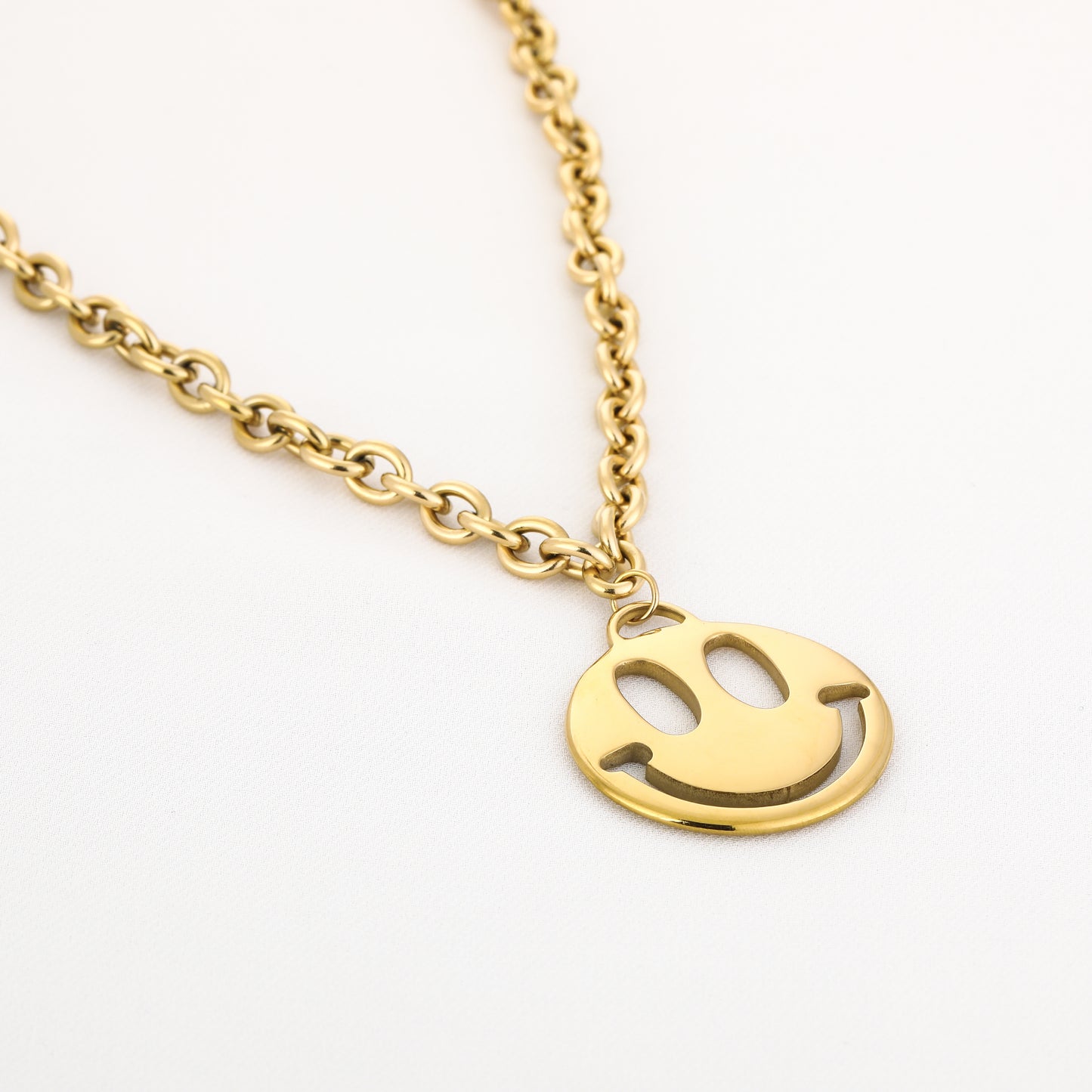Smiley Statement Necklace