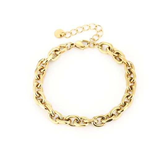 Chunky Link Bracelet – Goud – Sunset Fashion