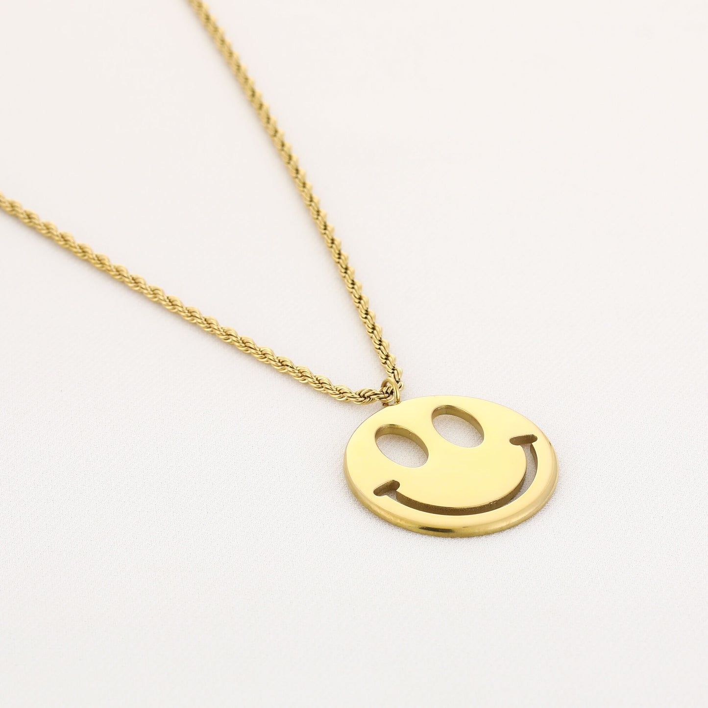 Smiley Pendant Necklace