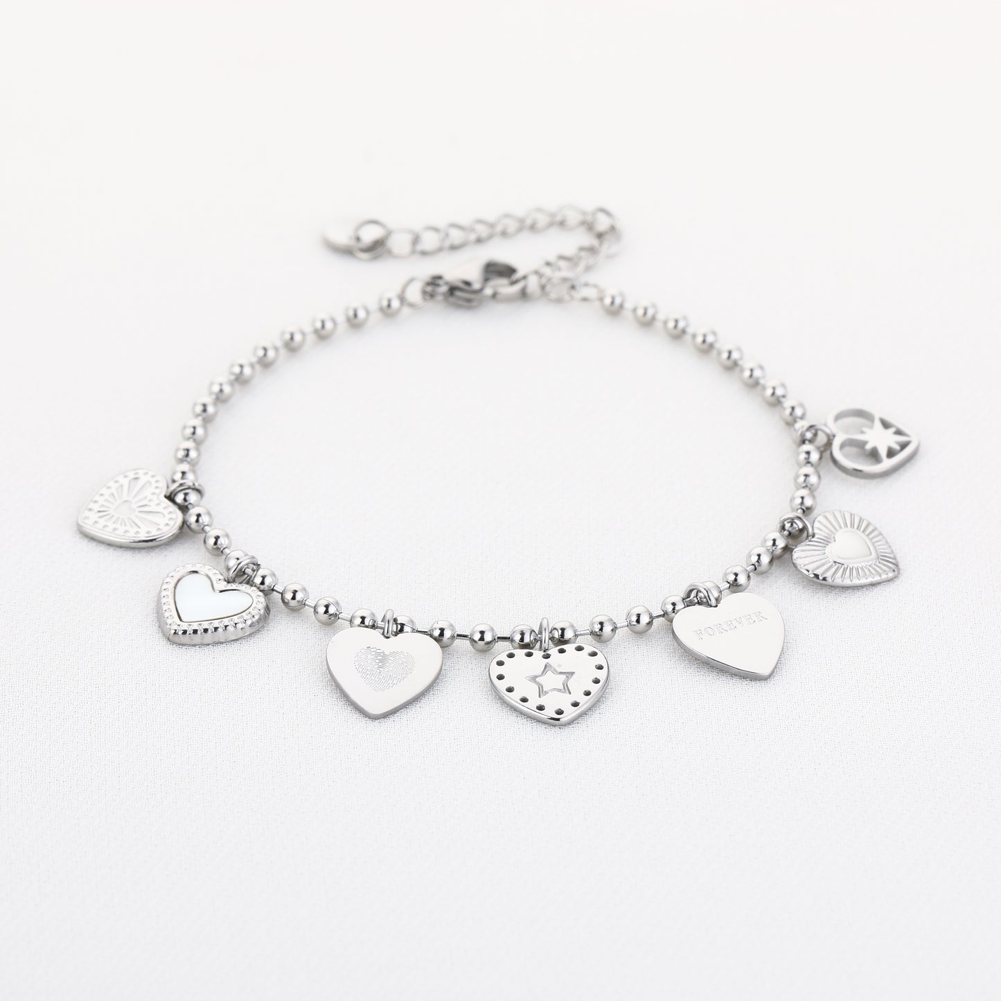 Forever Hearts Charm Bracelet