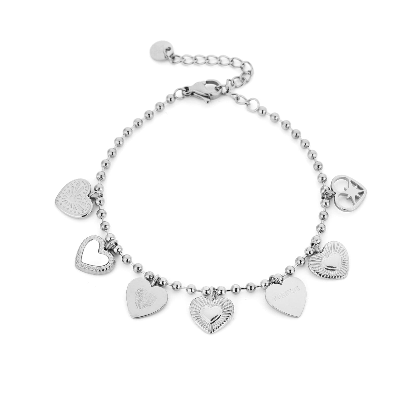 Forever Hearts Charm Bracelet