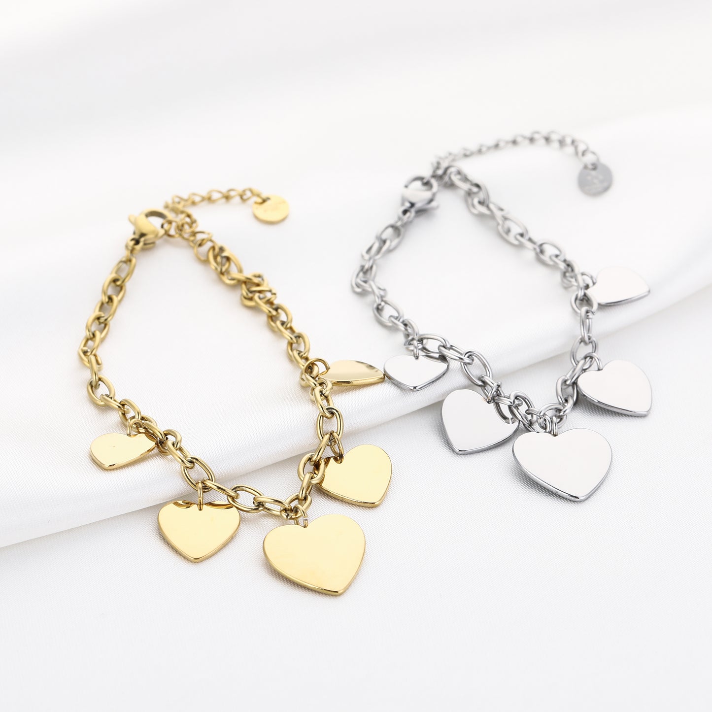 Heart Chain Bracelet