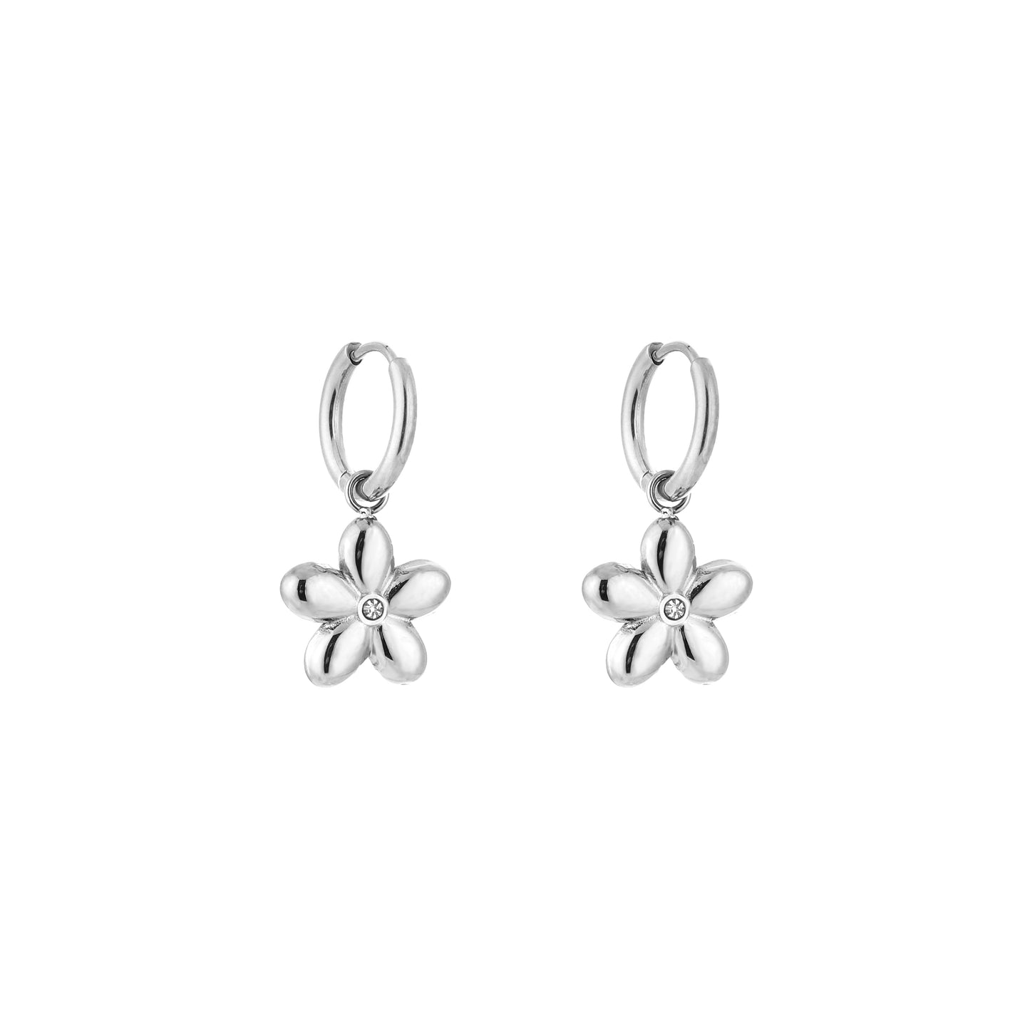 Bloem hoops – Bloom charm