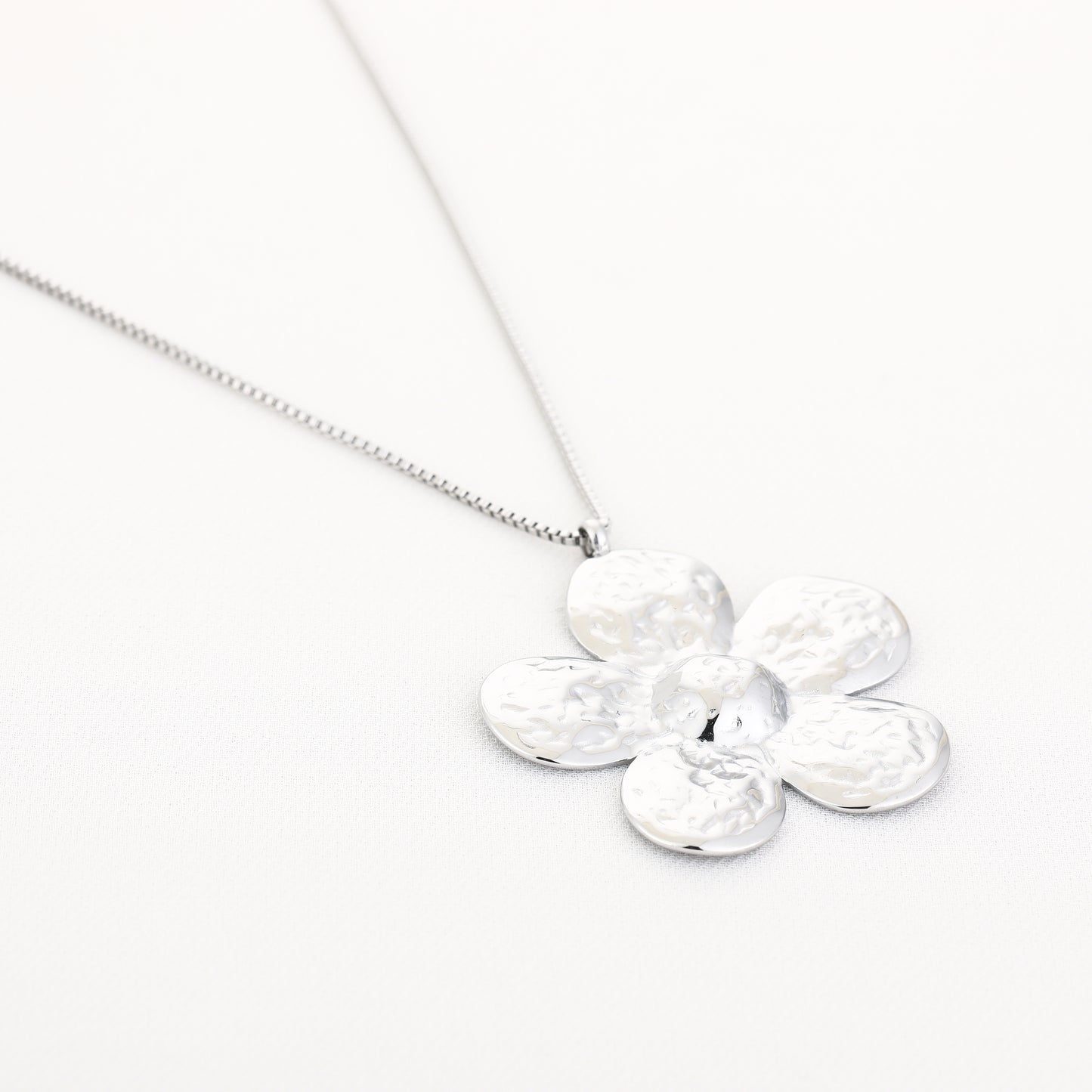 Floral Long Pendant Necklace
