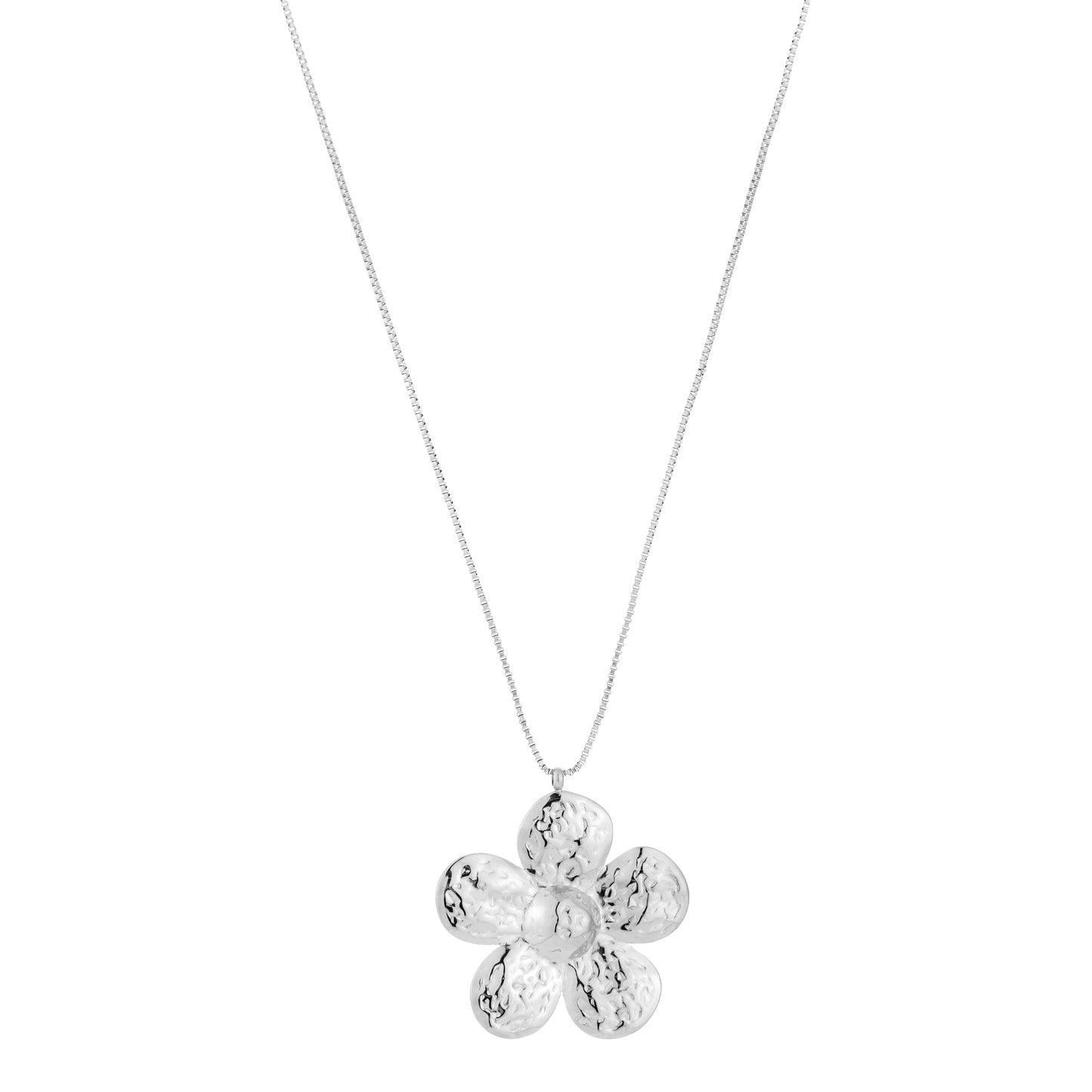 Floral Long Pendant Necklace